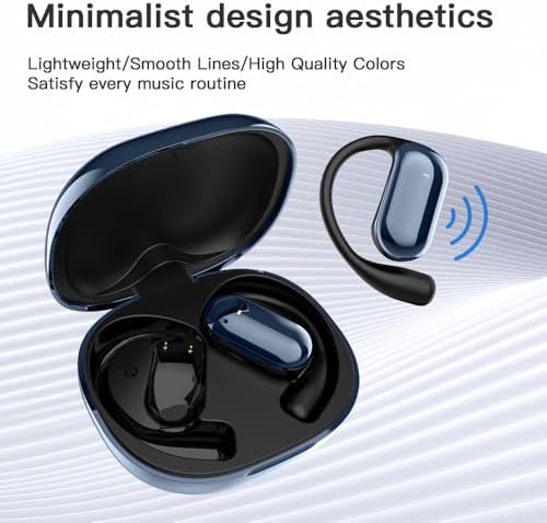 Q16 S Pro Wireless Translation Earbuds – Advanced Bluetooth 5.4 Headphones with 70-Hour Playtime, IPX5 Waterproof Protection, Ergonomic Sports Design Featuring Secure Ear Hooks, Touch Control for Effortless Use – Ultimate Audio Clarity and Language Translation for Travelers and Fitness Enthusiasts