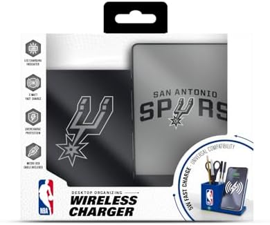 SOAR Smart Wireless Charger & Stylish Desktop Organizer – Fast 10 W Charging for Qi-Enabled Devices, Clutter-Free Workspace Solution with Built-in Storage and Safety Features