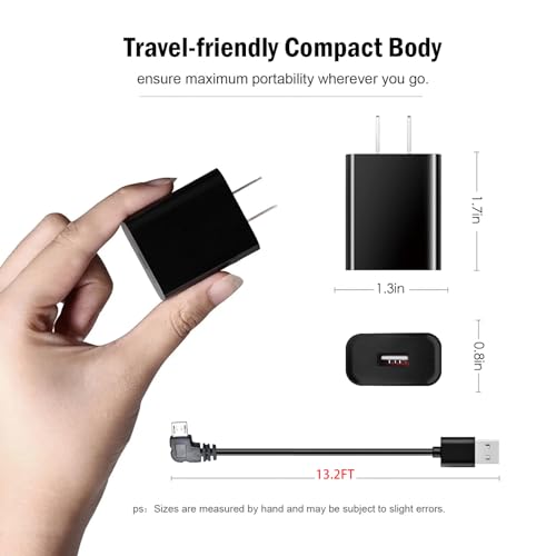 10 FT Dual Pack Power Charging Cable for Arlo Pro/Pro2, Wyze Cam, Blink, Yi Home & More – Versatile, Durable USB Cord for Enhanced Device Performance and Fast Charging Solutions