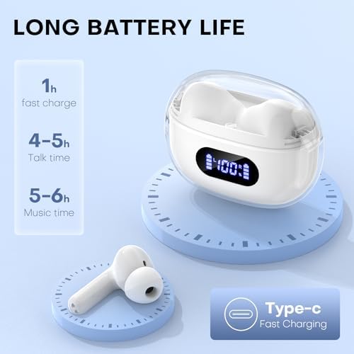 Elevate Your Audio Journey with Purple P1 PRO Wireless Earbuds – Cutting-Edge Bluetooth Technology, Exceptional Call Clarity, IPX7 Waterproof Design, and an Outstanding 30-Hour Battery Life – Perfectly Crafted for Active Lifestyles and Ultimate Comfort