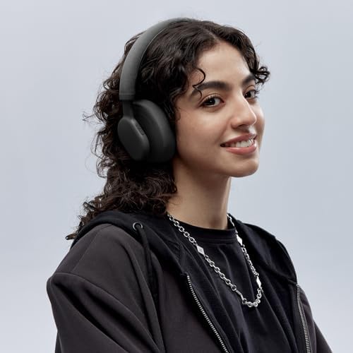 Discover the Ultimate Audio Escape with FINGERTIME’s Bluetooth 5.3 Over-Ear Headphones – Advanced Active Noise Cancelling, Unmatched 40-Hour Playtime, and Luxurious Comfort in a Sleek Grey Finish for Effortless Audio Bliss and Flawless Connectivity