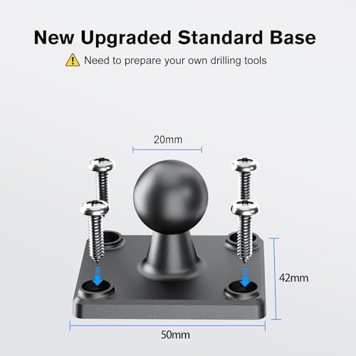 OHLPRO Heavy-Duty Truck Tablet Holder – Secure Adjustable Mount for 5″-13″ Devices like i Pad Pro, Samsung Galaxy & Kindle Fire – Ultimate Dashboard Solution for Enhanced Mobility, Versatility, and Professional Use