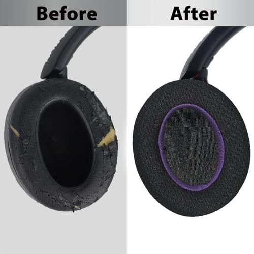 Upgrade Your Sony WH-XB910 N Headphones with Premium Memory Foam Earpads – Noise-Canceling Cushions Featuring Secure Buckle Design for Ultimate Comfort and Sound Isolation in Black – Perfect Replacement for Wired & Wireless Audio Enjoyment
