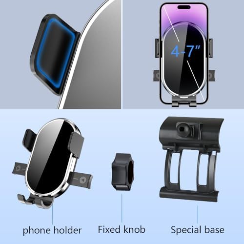 Premium 360-Degree Car Phone Holder for Alfa Romeo Stelvio (2018-2024) – Ultimate Dashboard Mount for Navigation & Hands-Free Calls – Sleek Interior Accessory for Enhanced Safety and Convenience