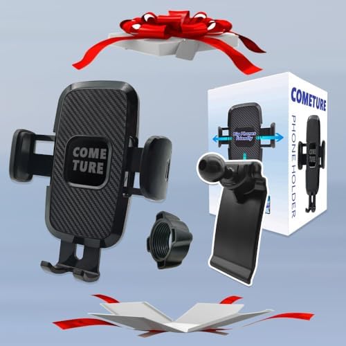 Premium COMETURE Car Phone Holder Mount for Audi Q7 (2020-2024) – Versatile 360° Rotation Smartphone Cradle for i Phone & Android – Enhance Driving Safety with Secure Navigation and Stylish Design – Effortless Installation & Long-Lasting Durability