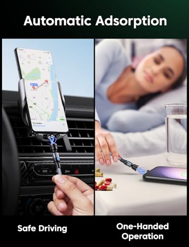 VAFOTON 60W USB C to USB C Charger Cable, 3pcs Phone 15 USB Charging Cable PD3.0 180°Type C Charging Cable for Phone 15/15pro/15plus/15 pro max Laptop Tablet (Black, 3.3FT+3.3FT+6.6FT+6.6FT) – Enhanced Compatibility and Speed