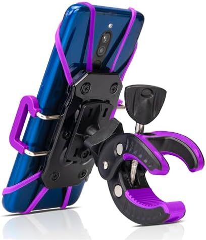 Universal Baby Stroller & Bike Phone Holder – Versatile Mount for Shopping Carts, Golf Carts, and More – Secure Clamp for i Phone and All Smartphones – Durable, Weather-Resistant Design for Active Lifestyles – Hands-Free Convenience for Parents and Fitness Enthusiasts