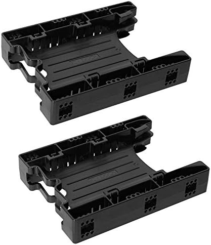 Upgrade Your Storage Efficiency with the ICY DOCK EZ-Fit PRO MB082 SP | Tool-Less 2 Bay Metal SSD Mounting Bracket for 2.5-Inch SSDs in 3.5-Inch Drive Bays | Fast Installation & Durable Design for Enhanced Compatibility and Cooling Performance