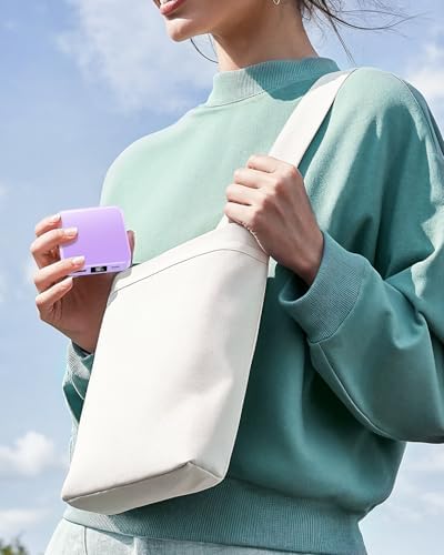 Ultra-Compact 10000 m Ah Fast Charge Mini Power Bank with Smart LED Display – Portable USB C Charger for i Phone, i Pad, Samsung & Android Devices – Optimal Power Solution for On-the-Go Charging