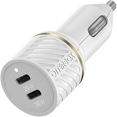 Otter Box 20 W Fast Charge USB-C Car Charger & 1 M Durable USB-C Cable – Sleek Black Shimmer for Superior Device Compatibility and Rapid Power Delivery on the Go