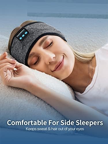 Adjustable Wireless Sports Headband with Integrated Speakers – Optimal Comfort for Active Lifestyles, Yoga, and Rest – Long-Lasting Battery Life & Broad Device Compatibility for Ultimate Freedom