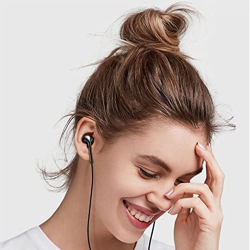 High-Fidelity 6 Pack Wired Earbuds – Immersive Heavy Bass Headphones with Superior Noise Isolation for i Phone, Android, and Laptops – Ergonomic In-Ear Design for All-Day Comfort and Crystal-Clear Sound – Perfect for Commuters, Fitness Enthusiasts, and Music Lovers
