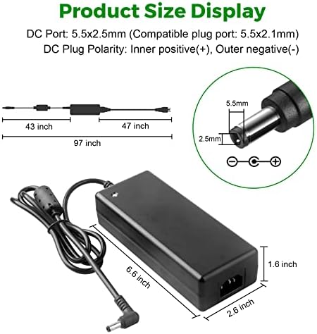 Le Tao Xing 12 V 4 A Power Supply Adapter – Reliable AC to DC Charger for LED Strip Lights & CCTV Systems | High-Efficiency 48 W Output with 5.5 mm x 2.5 mm Connector for Universal Compatibility and Rapid Power Delivery
