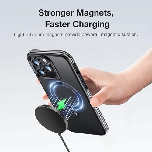 Magnetic Wireless Charging Pad for i Phone 15 Series – Fast, Effortless Alignment with Mag Safe Compatibility – Sleek White Design for Home, Office, and Travel – Lightweight Portable Charger for i Phone 15/14/13 Pro Models – Enhanced Safety and Efficiency for Hassle-Free Power Solutions