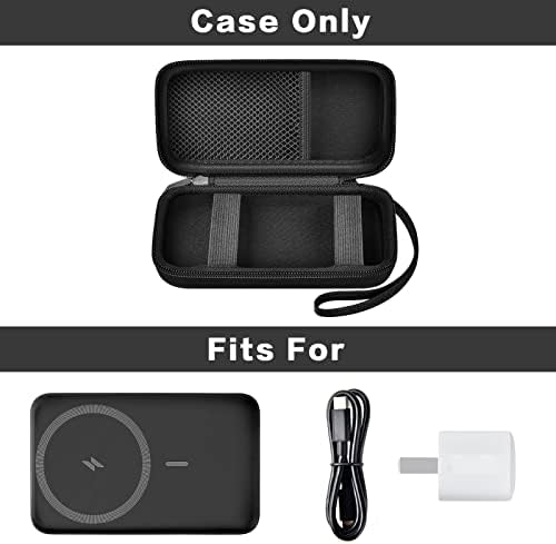 Anker Magnetic Battery Case – Premium Purple Holder for 10,000 m Ah Wireless Charger, Shockproof Organizer for Models 633/622/621/321 – Ultimate Travel Power Bank Protection and Speed Enhancement
