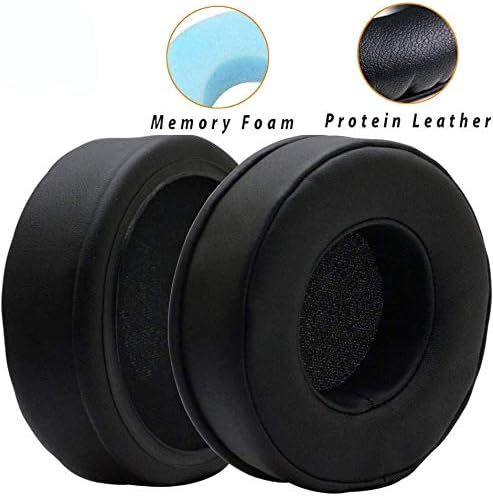 Premium Replacement Earpads for Skullcandy Hesh 2 – Superior Comfort & Noise Isolation Ear Cushions for Bluetooth Over-Ear Headphones – Long-lasting Memory Foam Ear Pads in Sleek Black – Hassle-Free Installation & Enhanced Audio Experience