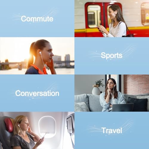 Premium USB C Earbuds for i Phone 16 & Samsung Galaxy A Series – 2 Pack High-Fidelity Wired Headphones with Built-in Mic & Remote Control – Exceptional Sound Clarity, Ergonomic Comfort for All-Day Use – Ideal for Music, Calls, and Podcasts on the Go