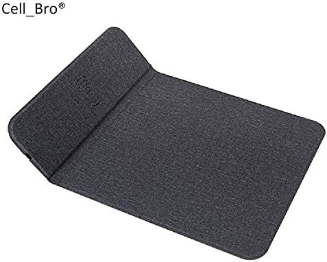 Innovative Qi-Certified Wireless Charging Mouse Pad – 15 W Fast Charger for i Phone & Samsung – Elevate Your Workspace with Non-Slip Design & Enhanced Device Compatibility – Essential Desk Accessory for Seamless Charging & Precision Tracking