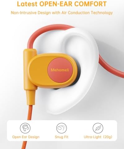 Kid-Friendly Open Ear Headphones – Vibrant Purple Lightweight Design for School and Outdoor Fun – Safe Air Conduction Technology with 3.5 mm Jack – Ultimate Comfort and Hearing Protection for Young Explorers