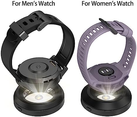 Rounkin Solar Watch Fast Charger – High-Efficiency Portable Solar Power Station for Casio, Citizen, Seiko, and Garmin Watches – Durable Metal Base, 9-Hour Auto Shut-Off Timer, Rapid Heat Dissipation for Optimal Performance and Eco-Friendly Charging Solutions