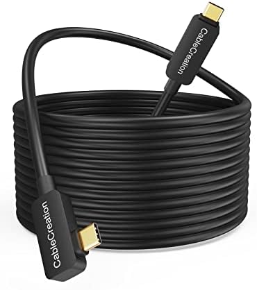 High-Speed 16 FT USB to USB C 3.1 Link Cable for Meta Quest Pro/Quest3/Quest2/Pico4 – Ultimate VR Headset Accessory for Uninterrupted Gaming and Seamless Data Transfer Up to 5 Gbps, Perfect for Tech Enthusiasts and Gamers Seeking Enhanced Mobility and Performance