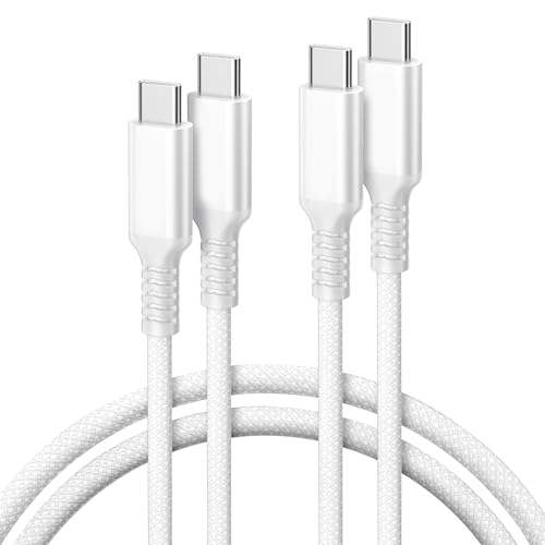 Basesailor 10 ft USB C to USB C Power Delivery Charging Cable – 100 W Fast Charger for i Phone 16/15 Pro Max, Mac Book, i Pad Air 4/5, Mini 6, and Samsung Galaxy S22/S23/S24/S25 – Durable 2 Pack for Enhanced Speed and Efficiency