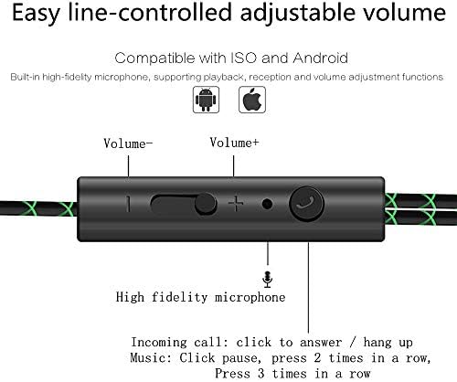 Portable Clip-On Earphones with Microphone – High-Quality Stereo Sound for i Phone & Android – Secure Fit, Call Control, and Sleek Black Design – Ideal for Active Lifestyles and Everyday Use – Exceptional Audio Experience