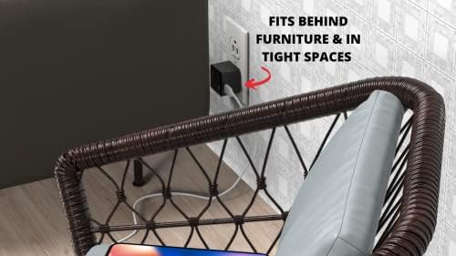 Rapid X Porto Uno USB-C 30 W PD Power Adapter – Compact Fast Wall Charger for i Phone 15, i Pad Pro, Samsung & More – Foldable Design with Side Port for Easy Travel – Enhanced Speed & Universal Compatibility in Sleek Teal Finish