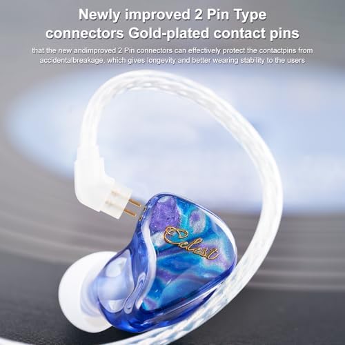 Discover the QOA Celest Wyvern Black Hi-Fi Wired In-Ear Monitors – Engineered with a Cutting-Edge Dynamic Driver for Deep Bass and Crystal Clear High Frequencies | Unique Artisan Hand-Painted Faceplate for Distinctive Personal Style | Durable Detachable 0.78 2-Pin Cable for Enhanced Longevity and Customization | Ergonomically Designed for Ultimate Comfort, Ideal for Gamers, Musicians, and Audiophiles | Versatile 3.5 mm Connector Ensures Compatibility Across All Devices. Experience Exceptional Sound Quality and Unique Aesthetic Appeal in One Premium Package.