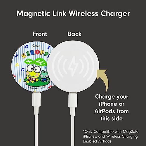 Sonix x Sanrio Hello Kitty & Care Bears Magnetic Mag Safe Charger for i Phone 12-16 Series | 6.5 ft USB-C Fast Wireless Charging Cable | Stylish, Playful, and Efficient Power Solution for Your Device