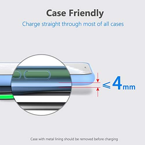 Yootech Dual Pack Fast Wireless Charging Pad – 10 W Max Efficiency for i Phone 16 Series & Samsung Galaxy S23 – Sleek, Compact Design for Effortless Charging Anytime, Anywhere – Universal Compatibility & Speed Without AC Adapter – Elevate Your Charging Game
