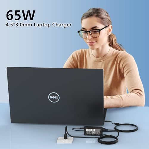 High-Efficiency 65 W Dell Laptop Charger – Versatile Power Adapter for Inspiron, Vostro, and Latitude Series – 19.5 V 3.34 A with 4.5 mm Connector – Enhanced Compatibility for 3000, 5000, 7000 Series Models – Reliable Charging Solution for 2-in-1 Devices – Superior Quality Guarantee with 24-Hour Customer Support – Perfect for Daily Use and Travel