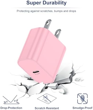 Fast Charging Multi-Port USB C Power Adapter – 5-Port 40 W Wall Charger for i Phone 16 Pro Max, 16 Pro, 15 Pro Max, and More – Compact Cube Design with 3 USB-C and 2 USB-A Ports – Ideal for Efficient Device Charging in Homes and Offices – Built-in Safety Features for Overcharging Protection – Perfect for Busy Professionals and Families