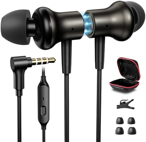 Experience Unmatched Audio Clarity with APETOO Wired Earbuds – Advanced Noise Isolation In-Ear Headphones for Seamless Compatibility with All Devices Including Laptops, Smartphones, and Gaming Consoles – Exceptional Sound Quality with Built-In Microphone for Effortless Communication – Ergonomically Designed for All-Day Comfort and Durability – Ideal for Students, Gamers, and Professionals – Universal 3.5 mm Jack for Instant Connectivity and Versatile Use