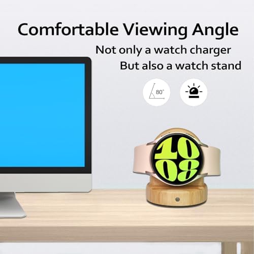 Elevate Your Charging Experience with the Premium Walnut Samsung Galaxy Watch Magnetic Dock – High-Speed Wireless Charger for Galaxy Watch Series 6/5/4/3/2/Active 2/1/S3 – Sleek Smartwatch Accessory for Modern Workspaces and Homes. Enjoy Effortless Charging with Stylish Design and Enhanced Durability, Perfect for Home, Office, or Travel Use. Say Goodbye to Tangled Wires and Hello to Instant Power with This Elegant Docking Station, Crafted for Maximum Compatibility and Aesthetic Appeal. Ideal for Tech-Savvy Individuals Seeking Functionality and Sophistication in Their Charging Solutions.