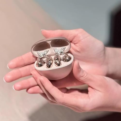 Elevate Your Audio Style with Chooseyo’s Butterfly Rhinestone Clip-On Earbud Accessories – Chic Zirconia-Studded Embellishments for Effortless Earphone Personalization and DIY Glamour, Ideal for Fashion-Forward Tech Enthusiasts and Elegant Decoration.