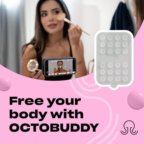 Effortless Creativity with the Hot Pink Double-Sided Suction Phone Holder – Versatile Detachable Mount for Hands-Free Selfies and Videos – Universal Compatibility for i Phone & Android Devices – Compact 2.5” x 3.75” Design for Ultimate Portability – Advanced Strong Grip Technology Ensures Steady Shots and Seamless Sharing