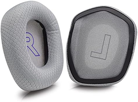 MOLGRIA Premium Replacement Ear Pads for Logitech G733 Wireless Gaming Headset – Superior Comfort & Sound Isolation in Sleek Silver Design, Effortless Installation and Long-lasting Durability for Enhanced Gaming Experience