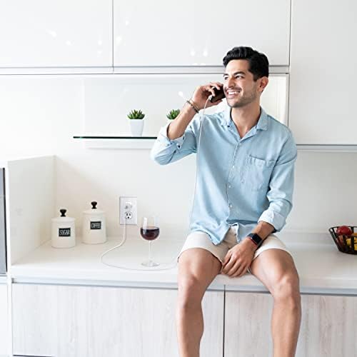 CBUS 20 W Fast Charging Cube AC Adapter – High-Efficiency USB-C Power Block for Apple Devices Including i Phone 16/15/14/13/12/11/Pro/Max and i Pad Models – Compact and Safe Wall Charger for Rapid Power Delivery and Enhanced Device Compatibility (White)