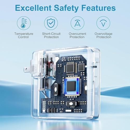 Ultra-Fast 96 W USB-C Charger for Mac Book Pro & Air | Universal Compatibility with M1, M2, M3 Models | 5.9 ft Power Cable for Convenient Charging Anywhere | Intelligent PD 3.0 Technology for Optimal Device Performance | Safe, Durable, and Efficient Laptop Power Adapter with LED Indicator | Perfect for Home, Office, and On-the-Go Use | Charge Mac Book Pro 16” in Just 1 Hour 40 Minutes | Compatible with i Pad Pro, Samsung Galaxy, and More | 12-Month Warranty for Peace of Mind