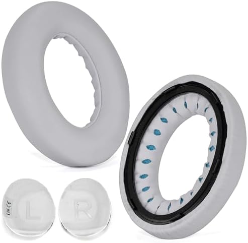 Ultimate Comfort Upgrade: Premium Replacement Earpads for Bose 700 Wireless Headphones – High-Density Noise-Cancelling Foam with Luxurious Protein Leather | Perfect Fit for Extended Listening & Enhanced Audio Performance – Stylish Silver Design