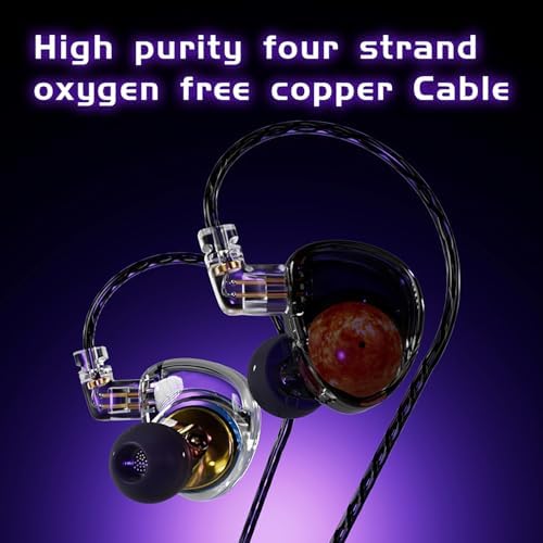 Unleash Superior Sound with ND Planet IEM Earphones – High-Fidelity Gaming and Music Earbuds Featuring 12 mm Dual Magnetic Drivers, Customizable Detachable 2-Pin Cable, and Advanced Noise Isolation for Audiophiles, DJs, and Musicians – Ultimate Comfort and Cross-Device Compatibility for Immersive Listening Experiences
