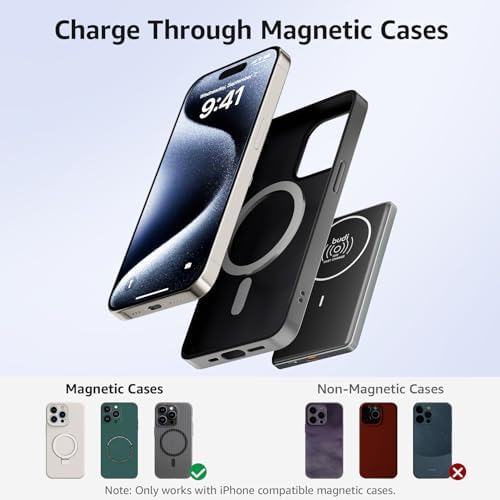 Ultra-Slim 5000 m Ah Mag Safe Power Bank – Advanced Wireless Charging for i Phone 15/14/13/12 Series, Lightweight & Portable Battery Pack for Fast On-the-Go Power Solutions