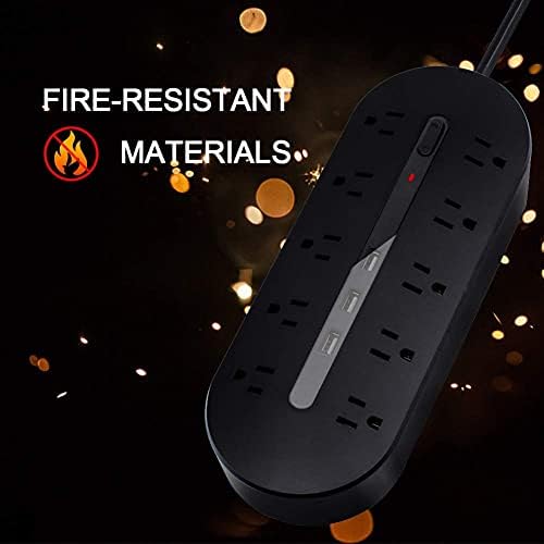 Transform Your Power Experience with the 10 FT Polarized 2 Prong to 3 Prong Outlet Adapter – Featuring 5 V 3.4 A USB Charging, 1700 Joules Surge Protection, and Wall Mountable Design for Non-Grounded Outlets – Perfect for Home and Office Efficiency