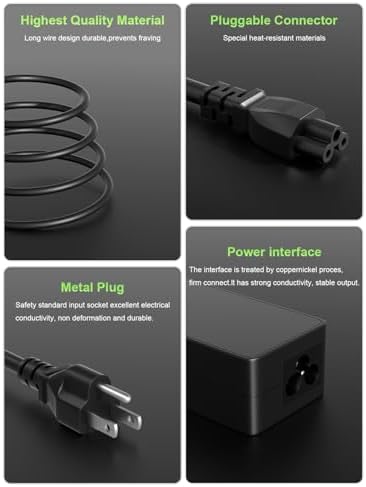 Rapid Charge 65 W USB-C Power Adapter for Lenovo Laptops – Ultimate Fast Charging Solution for Think Pad, Yoga, Chromebook, Ideapad Slim Duet & Think Book Series – Lightweight & Universal Compatibility for Maximum Efficiency on the Move