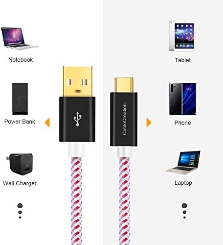 Compact USB C Cable Duo – 0.5 FT Braided Fast Charging Cables for Seamless Data Transfer | 3 A Power & 480 Mbps Speed | Ultimate Compatibility for Mac Book Air, Galaxy S22 Ultra, Stylus Pen, and More | Durable Design | Ideal for On-the-Go Connectivity