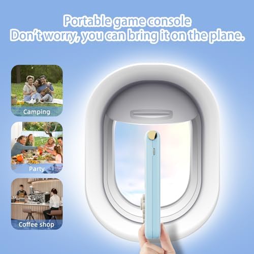 Multi-Function Gaming Power Bank: 5000 m Ah Portable Charger with 300 Built-in Games for i Phone/Samsung/Android – Ultimate 2-in-1 Travel Companion and Gift Idea for Gamers and Tech Enthusiasts, Compact Design with LED Power Indicator