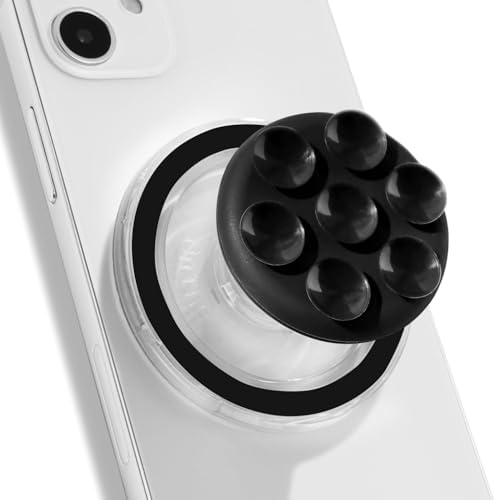 Sleek Pink Magnetic Silicone Suction Cup Phone Mount – Effortless Hands-Free Support for Selfies & Videos, Durable Grip, One-Touch Operation, Lightweight & Versatile Design for All Phone Models