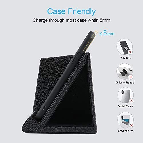 COSOOS Premium Fast Wireless Charger & Desk Organizer – Streamlined Charging Station for i Phone 15/15 Pro/15 Pro Max/14/13/12/11/XS/8 Plus & Samsung Galaxy S21/S20+/S10/Note 10/Note 9 (AC Adapter Not Included) – Ultimate Workspace Efficiency & Speed Enhancement Elevate your charging experience with the COSOOS Premium Fast Wireless Charger, expertly crafted to streamline your workspace while ensuring rapid power delivery to a wide range of smartphones. This innovative charging station is perfect for tech-savvy individuals seeking a blend of functionality and style, accommodating i Phone models 8 Plus through 15 Pro Max and popular Samsung Galaxy variants. Designed with an integrated desk organizer, this sleek charger keeps your essential items like pens and notes within reach, promoting a tidy and efficient workspace. Its compact dimensions fit effortlessly on any desk, providing a clutter-free aesthetic. While the AC adapter is not included, this charger performs optimally with your existing accessories, making it a versatile addition to your setup. Built from high-quality materials for durability and easy maintenance, the COSOOS Fast Wireless Charger enhances productivity and elevates your workspace aesthetics, ensuring you’re always ready to power up without the hassle of tangled cords.