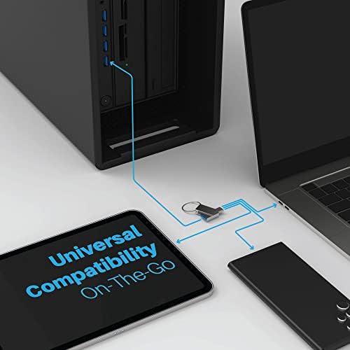 Ultra-Fast 64 GB Waterproof USB C & USB 3.0 Flash Drive – 2-in-1 OTG Memory Stick with Dynon Metrics Machined Alloy – Perfect for i Phone 15, Android, Mac Book, and PC – Reliable Data Storage for Travel and Outdoor Use